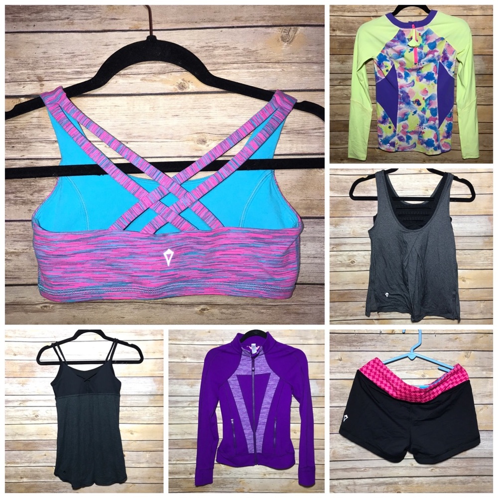 Ivivva Lululemon size 12 lot of 6 - Picture 1 of 8